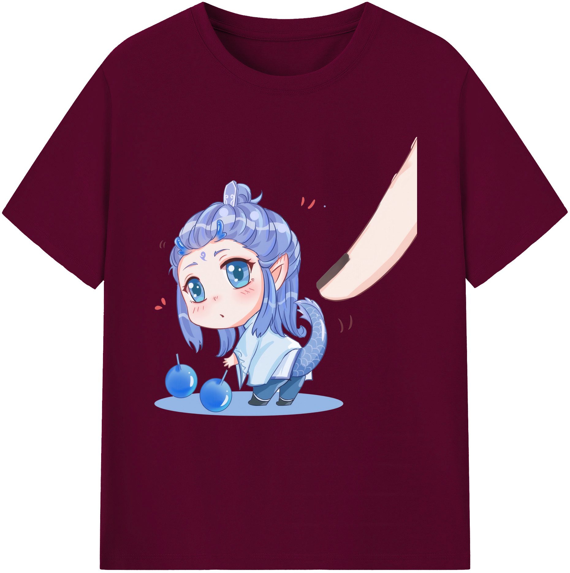 （画像用） Ne Zha 2 ナタ 魔童の大暴れ レディースカジュアルプリントTシャツ（綿100％）